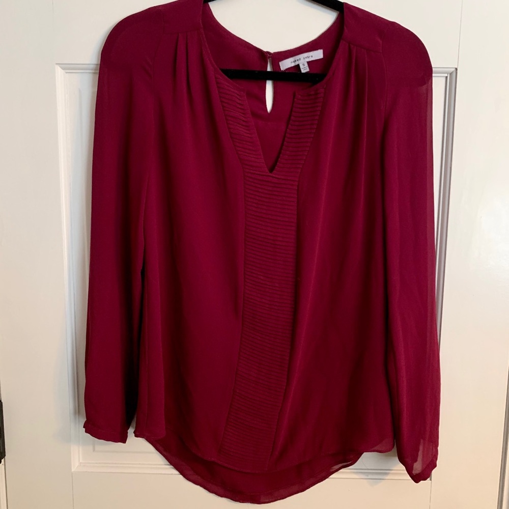 Naked Zebra Long Sleeve Blouse